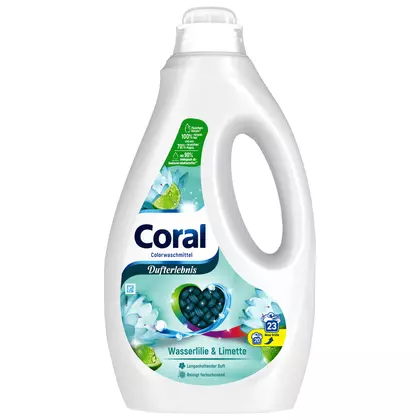 Detergent rufe Coral Limette, 23 spalari