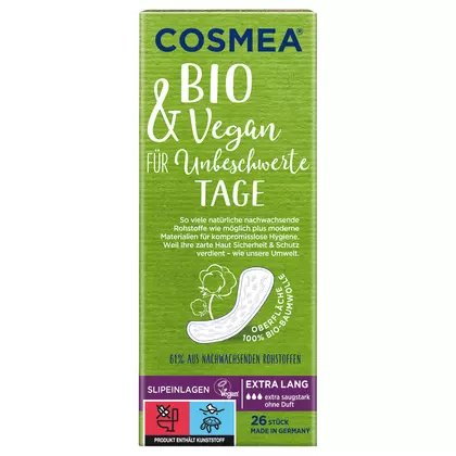 Absorbante Cosmea Bio Vegan Comfort Lang, 26 bucati