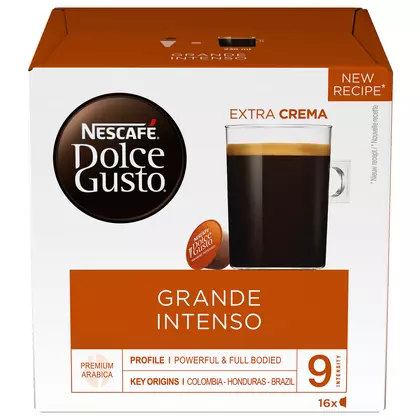 Cafea capsule Nescafé Dolce Gusto Intenso Grande, 16 bucati